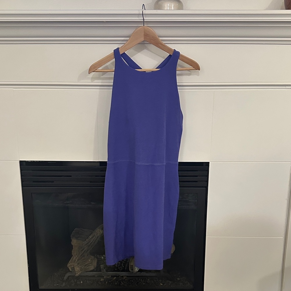Beyond Yoga Vibrant Purple Midi Dress, Women’s Lg